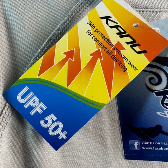 Kanu Surf Men's Short Sleeve UPF 50 Swim Shirt Rash Guard Sun Shirt/size Large - Picture 6 of 7